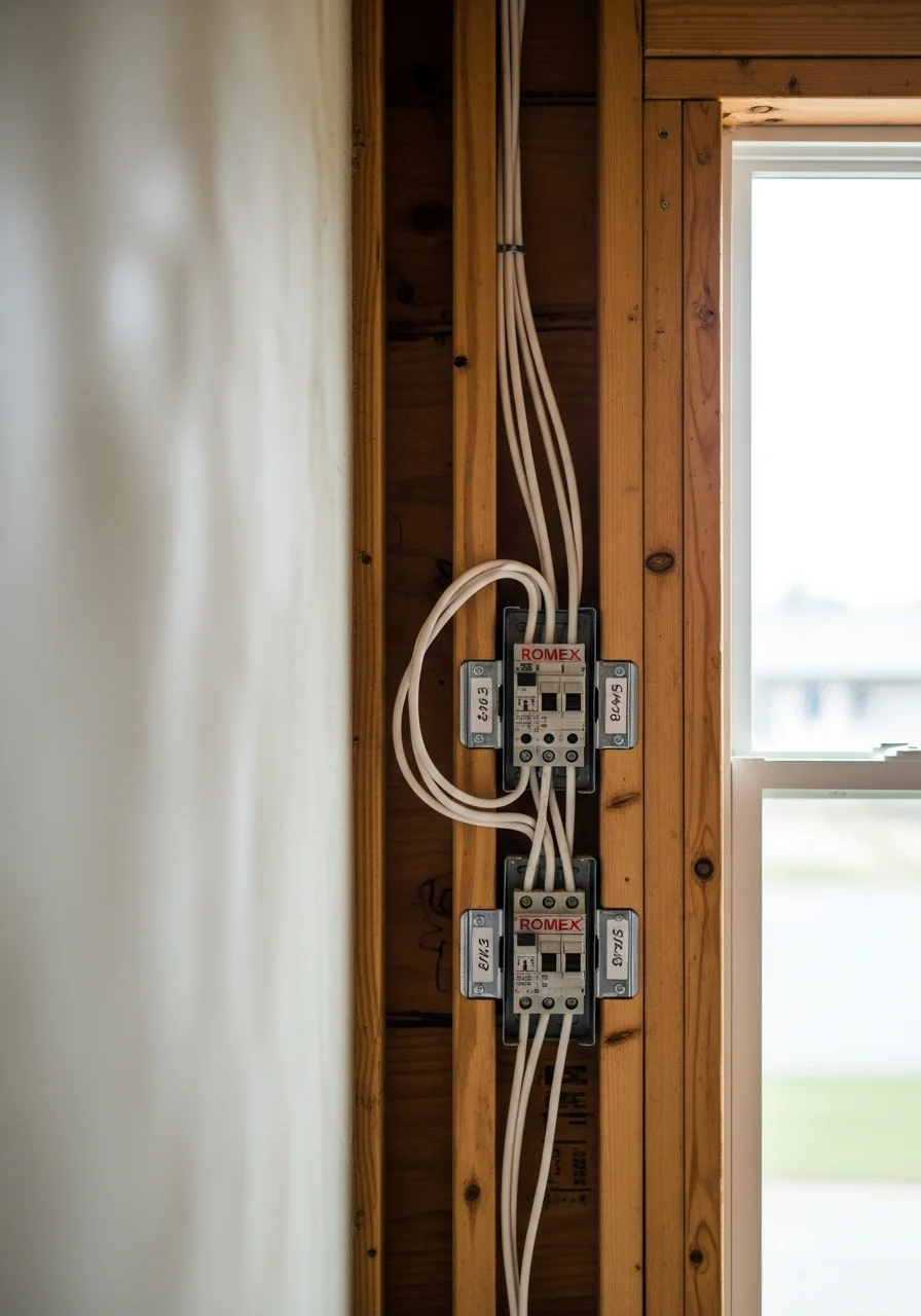 Close-up of a homeowner and technician reviewing work on a Skagit Valley property.